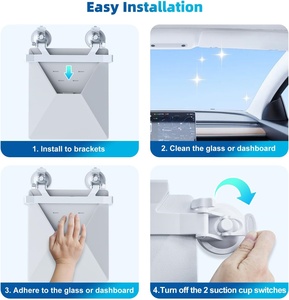 Kit de fixation par ventouse pour Starlink Mini, pour tableau de bord, pare-brise, support de voiture pour véhicules, assure un signal satellite stable - Product Image 4