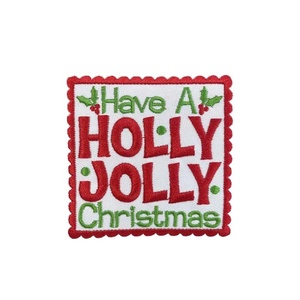 Sombrero de camionero Christmas Holly Jolly con <span class=keywords><strong>HOHOHO</strong></span> bordado y Merry Christmas Company para regalo de parche de tela de lista de novio - Product Image 4