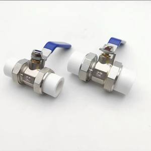 Válvula de Bola de Cobre de Doble Unión para Agua, Tuberías de PPR y Latón, Accionamiento Manual, Alta Calidad, Accesorios de Tubería de Agua de Latón, Válvula de Bola de Unión - Product Image 5