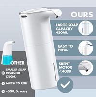 CF distributeur de savon automatique électrique intelligent capteur sans contact plat à main liquide pour hôtel salle de bain cuisine pour ménage extérieur