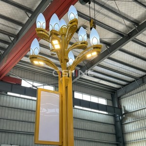 Lampioni LED Decorativi Moderni Cishine, Forma Quadrata, Alta Luminosità, per Piazze e Aree Esterne - Product Image 4