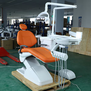 Poltrona Odontoiatrica di Lusso con Cuscino Confortevole, Poggiatesta Regolabile e Mobiletto Integrato per Uso Ospedaliero Dentistico - Product Image 2