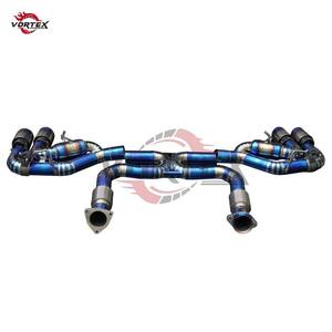 Sistema de Escape Catback Vortex de Alto Rendimiento con Válvulas de Titanio Grado 5, Acabado Azul Quemado, 1.2mm de Grosor, para Chevrolet Corvette C8, Fácil Instalación - Product Image 3