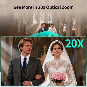 Cámara PTZ 4K Ultra HD con Seguimiento Automático y Encuadre Automático, 20X, USB3.0, HDMI, Transmisión IP en Vivo, para Grabación de Video en Salas de Conferencia - Product Image 6