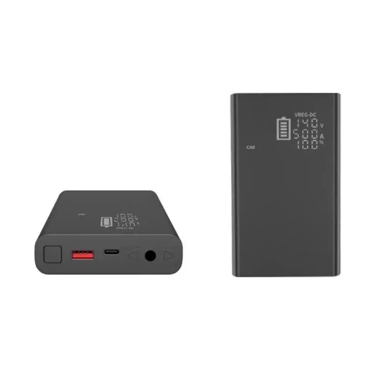 Powerbank para macbook, banco de energia portátil pd 100w dc 5v 9v 12v 15v 16v 16.5v 19v 20v 24v 1a 2a 2.5a 3a 4a 5a