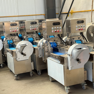 Coupe-légumes et fruits industriel multifonctionnel automatique, <span class=keywords><strong>mandoline</strong></span>, hachoir à chou, machine robuste 2600W, 220V 1 - Product Image 2