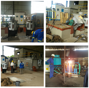 เตาหลอมเหนี่ยวนําขนาด 500 กก. 1,000 กก. สําหรับการหลอมโลหะอย่างต่อเนื่องพร้อมการถืออุณหภูมิ - Product Image 3