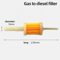 Réservoir de carburant diesel de haute qualité GW 168F 170F pour moteur de machines d'ingénierie refroidi par air, garantie 1 an, neutre