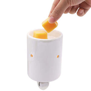 ELONG Calentador Eléctrico de Velas de Aromaterapia de Vidrio, Lámpara de <span class=keywords><strong>Perfume</strong></span> Ecológica, Difusor de Fragancia Altamente Perfumado para Montar en la Pared con Enchufe - Product Image 4