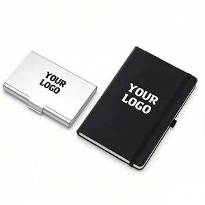 New Wholesale Business Card Holder with Custom Logo ID Name Business Card <b>Box</b> Laser Engraving for Law Bank Promo Business Gift - Product Image 1