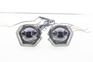 Offerta Speciale: Lampadine Auto Angel Eye da 3 e 2,5 Pollici, Luci Diurne Multicolore WRGB, 12V, per Modifica Fari - Product Image 5