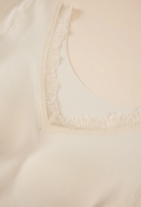 <strong>Ladies</strong> V Neck <strong>Thermal</strong> <strong>Long</strong> <strong>Sleeve</strong> Top Built in Cup Warm Base Layer Slim Fit Sculpting Seamfree Support Shirt Winter - Product Image 4
