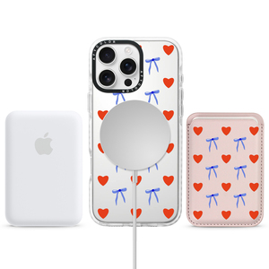 <span class=keywords><strong>Coque</strong></span> de téléphone pour <span class=keywords><strong>iPhone</strong></span> avec motif de cœur mignon pour la Saint-Valentin, transparente, antichoc, magnétique, avec protection d'appareil photo amovible - Product Image 6