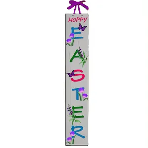 20x122 Cm New Easter Letter Pattern Decorative Pendant. Hang In Doors And Courtyards To Add A Festive Atmosphere