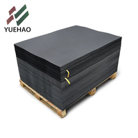 Boîte en papier kraft noir YUEHAO, rouleau de carton duplex, dessus blanc, dos brun, enduit d'un côté, anti-salissure, résistant à l'humidité, emballage