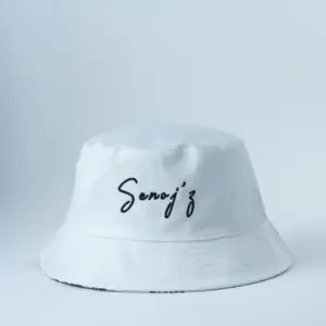 Индивидуальная шляпа-ведро с полностью напечатанным логотипом, двусторонняя шляпа-ведро с вышивкой на заказ