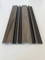 Panel Dinding Beralur Busa PS Densitas Tinggi Panel Grille 3D Tahan Air Panel Dinding Interior Untuk Dekorasi Proyek