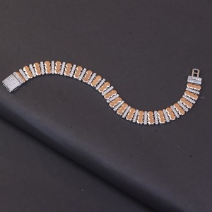 Elegant <b>Silver</b> Bracelet Trendy Fashion Jewelry Accessory <b>for</b> Women and <b>Men</b> Suitable <b>for</b> Casual and Party Wear - Product Image 3