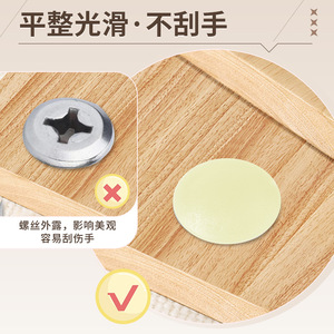 ฝาครอบสกรูแบบเกลียวในตัว ฝาครอบตกแต่งแบบรวม ฝาครอบสกรูฟิลลิปส์ ฝาครอบเฟอร์นิเจอร์พลาสติก ฝาครอบตู้เสื้อผ้า ทันสมัย เรียบง่าย ทนทาน - Product Image 4