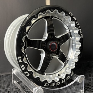 <strong>Welding</strong> Style Forged <strong>Beadlock</strong> <strong>Wheels</strong> 5x4.5 5x120 5x5 Load Rating 2200 Lbs Fits Camaro, Challenger, Hellcat &amp; More - Product Image 1