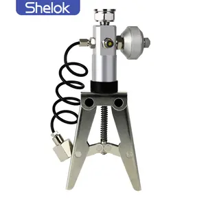 Shelok Multifunction Hight Precision 0-60MPa dead weight tester automatic Portable Pneumatic hand pump pressure calibrator