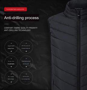 سترة رجالي كلاسيكية ساخنة بوليستر مبطنة 3 مستويات درجة حرارة الجسم ساخنة سترة ببطارية ساخنة - Product Image 6