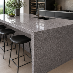 Encimera de Granito Pulido G614V UNION con Accesorios Dorados para Baño, Diseño Moderno, Acabado de Superficie Duradero, Ecológico, Losa Grande - Product Image 3
