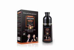 Fabriek Groothandel 5 Minuten Snelle Haarverf Shampoo Zwarte Haarkleur Kleurstof Geen Ammoniak En Milde Formule Argan Olie Zwarte Shampoo