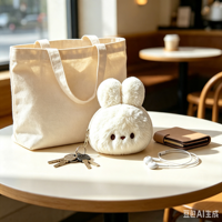 Porte-monnaie en peluche personnalisé OEM, pochette zippée en fausse fourrure, sac à main créatif Kawaii, portefeuille doux en peluche, cadeau, vente en gros d'usine