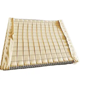 Cheap Price Geotextile Lined Sand Wall Welded Gabion Mesh Bastion Barrier for Security Protection