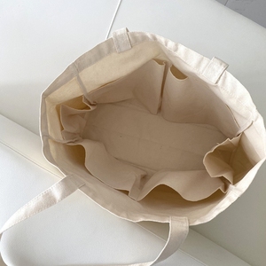 Eco Green Wieder verwendbare Einkaufstasche aus Baumwoll-Canvas Benutzer definiertes Logo Multi-Fächer mit mehreren Taschen für den Markt gebrauch - Product Image 2
