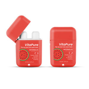 Inhalador Nasal de Doble Orificio con Tapa Abatible, Portátil, con Aceite Esencial de Mentol Natural, Sensación de Doble Enfriamiento para la Congestión Nasal - Product Image 6