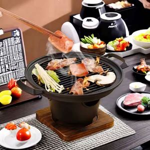 Mini réchaud japonais à alcool pour une personne, barbecue sans fumée pour la maison, plaque de cuisson extérieure, four à rôtir, outils de cuisson de viande - Product Image 2