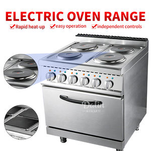 فرن كهربائي قائم بذاته للفنادق، تصميم جديد لمعدات المطبخ، موقد تقليدي قائم بذاته بسطح مربع - Product Image 2