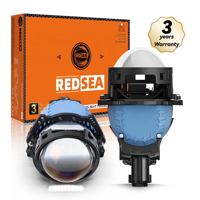 Redsea Laser 3.0 Inch Bi Led Projector Lens 140w High Low Beam Super Bright 6000K Waterproof Bi Led Projector Headlight