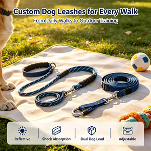 Conjunto de Collares y Correas Personalizados para Mascotas, Correa para Perro con Hebilla Ajustable, Correa Impermeable para Perros, para Pasear y Entrenar - Product Image 4