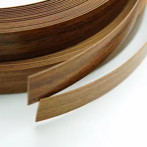 Solid or Wood Grain PVC Edge Banding Tape Furniture