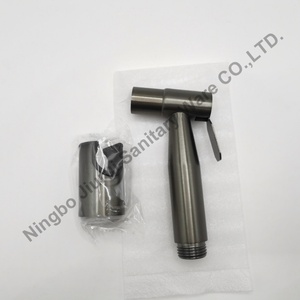 Современный высококачественный 304 пистолет из нержавеющей стали gray <span class=keywords><strong>Shattaf</strong></span> Jiurui SF-005 Биде набор для ванной туалета распылитель - Product Image 3