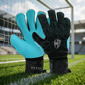 Finger Protective Soccer Goal Keeper Gloves Top Quality Customize Design and Logo Goalkeeper Gloves - Product Image 2