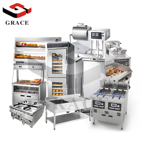 Attrezzatura da Cucina Commerciale Combinazione Fornello a Gas Griglia Piastra e Friggitrice per Uso in Ristoranti e Hotel da Tavolo - Product Image 4