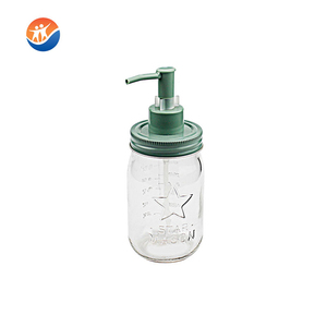 Vidro Mason <span class=keywords><strong>Jar</strong></span> Sabonete Líquido com Tampa Parafuso e Bomba - Product Image 3