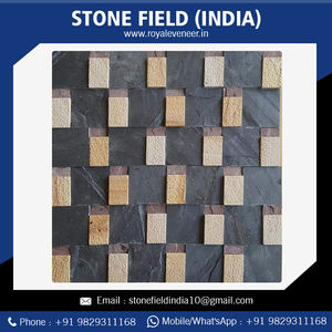 Panneaux de marbre de mosaïque en pierre de Culture naturelle, 12 pièces, pour décoration de maison, fabricant depuis l'inde - Product Image 3