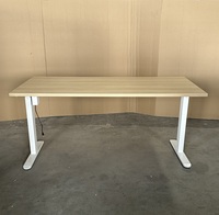 Bureau d'ordinateur électrique réglable en hauteur, table de bureau relevable, bureau debout, bureau motorisé, bureau d'ordinateur réglable en hauteur