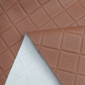 Pin-hole Breathable Embossed <strong>Leather</strong> for Furniture, Automotive and Motorcycle Applications - Product Image 4