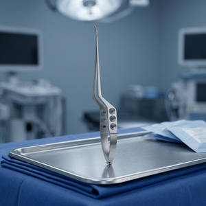 Porte-aiguille micro Yasargil Bayount 200 mm, kit chirurgical manuel |   Acier inoxydable de qualité supérieure - Product Image 3