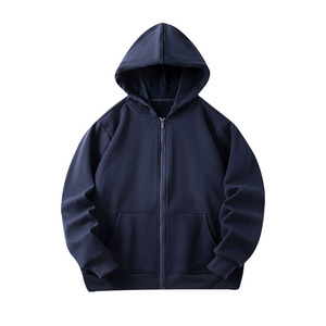 <span class=keywords><strong>Felpa</strong></span> con cappuccio Unisex Custom 350gsm in bianco Full Zip in pile <span class=keywords><strong>oversize</strong></span> pesante nero rosso inverno calda Casual con stampa a sbuffo - Product Image 6