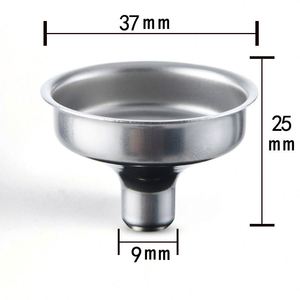 กรวยสแตนเลสขนาดเล็กสำหรับขวดไวน์ กระติกน้ำ และขวดเหล้า - Product Image 2