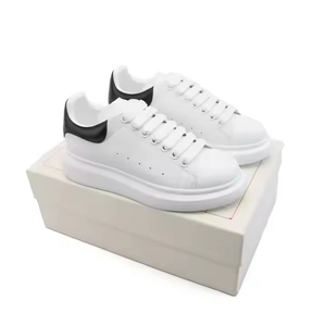 Latest Design Luxury Fashion Unisex Casual Sport Shoes Genuine Leather Cushioning Lace-up <b>Sneakers</b> for Men - Product Image 2