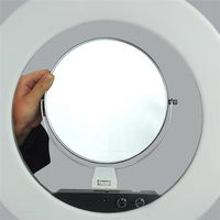 Lampe LF-R480 100W 480 LED Anneau Lumière 5800K Photographie Dimmable Anneau Lampe Avec Miroir/Trépied pour Appareil Photo/Studio/Téléphone/Vidéo