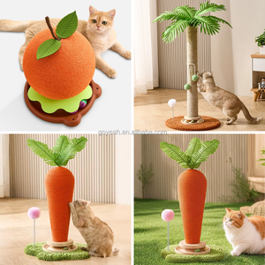 Joli <span class=keywords><strong>griffoir</strong></span> pour chat en sisal naturel, design Cactus, Champignon, Carotte, pour chats d'intérieur - Product Image 5